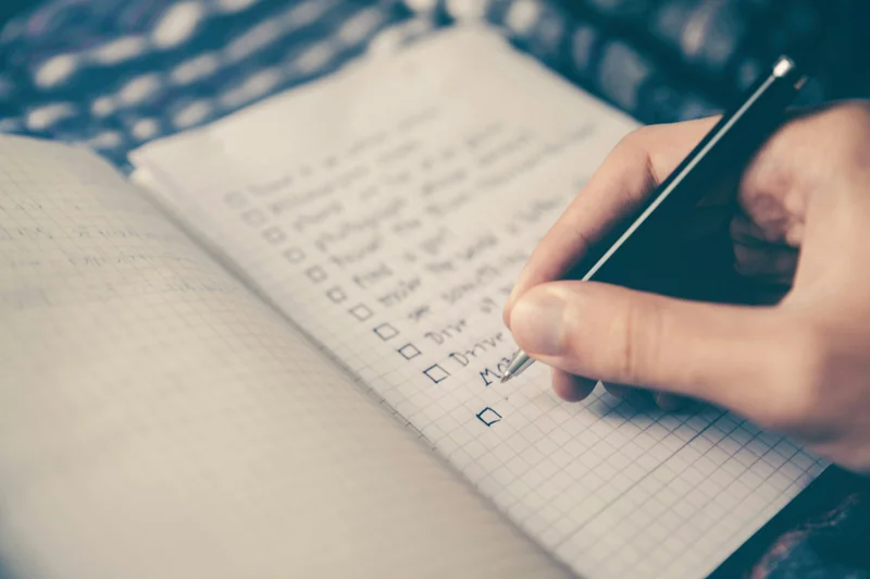 Blog post checklist