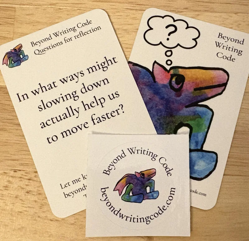 Questions and stories, issue 23 of Beyond Writing Code