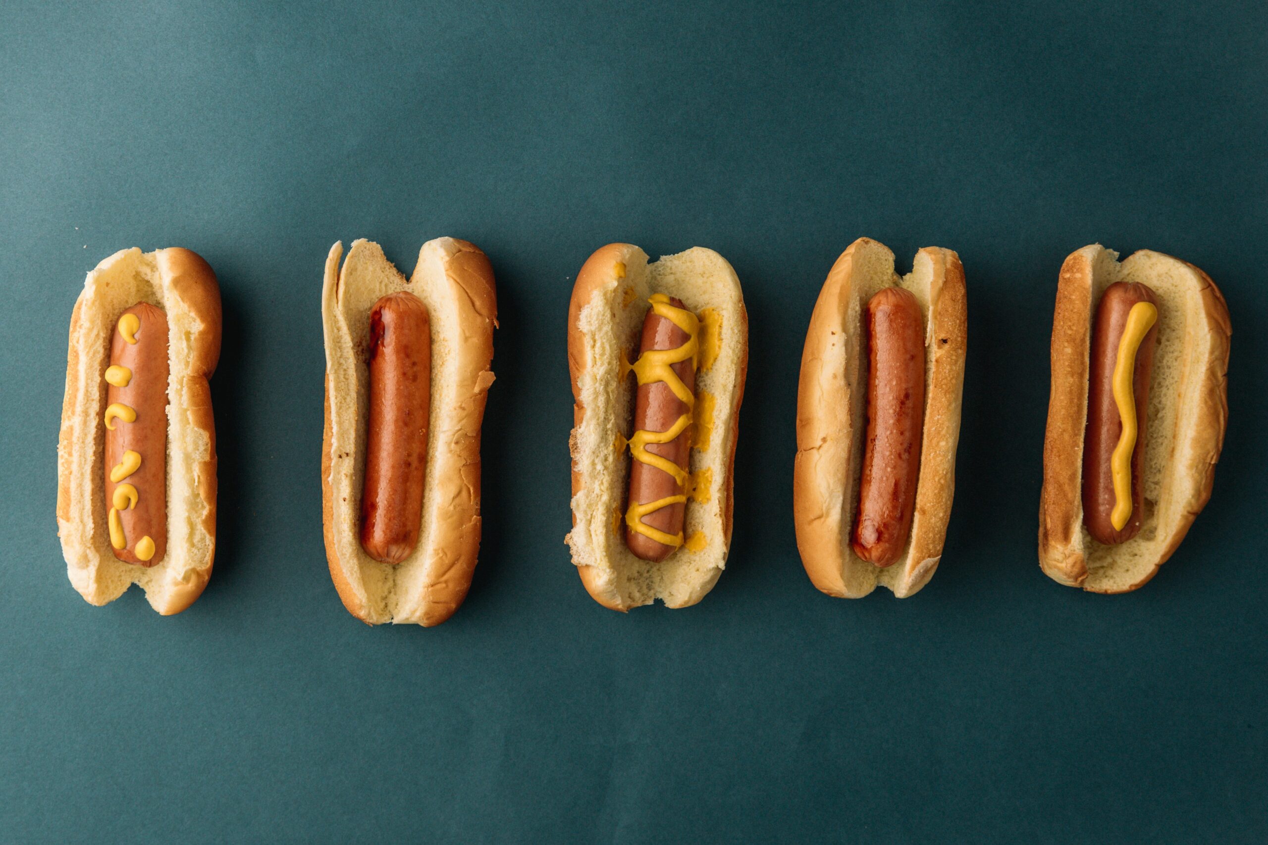 Five hotdogs